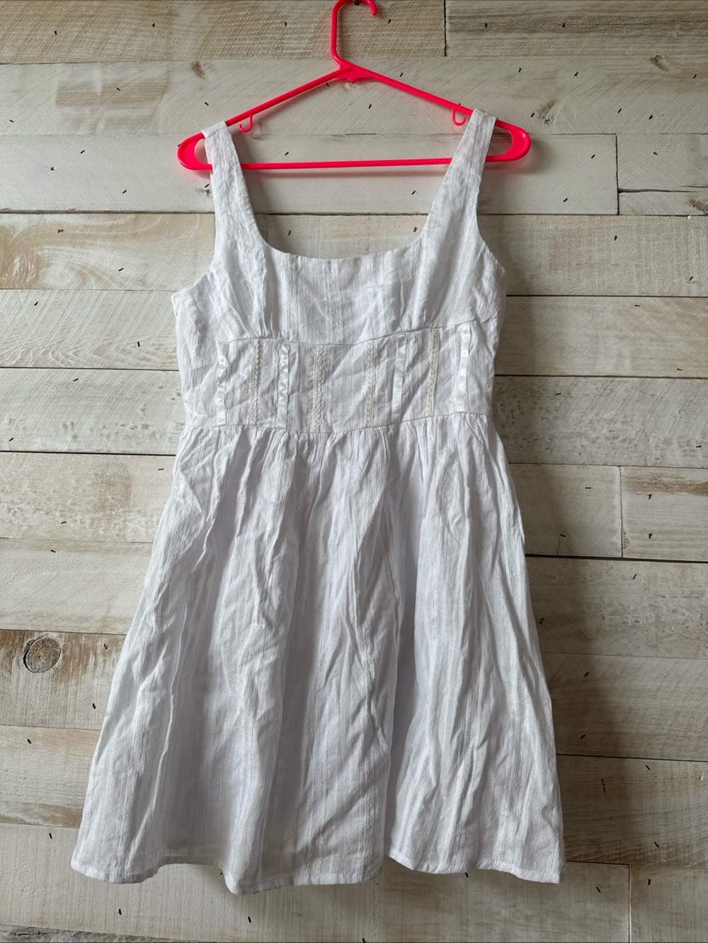 Princess Polly White Linen-Blend Sundress